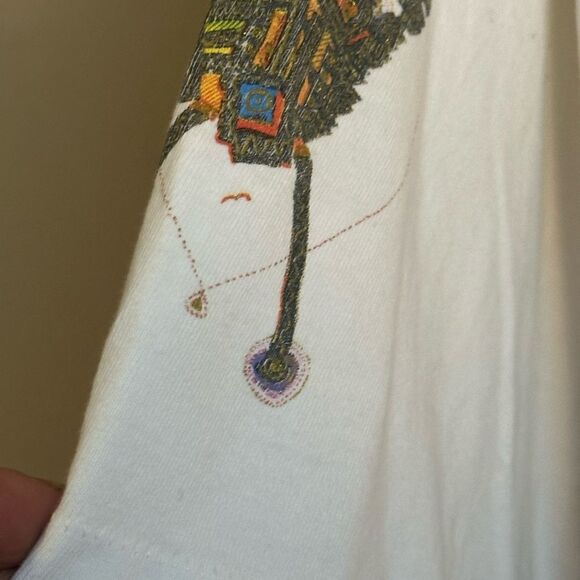 Vintage 1992 Old Pecan Street Black ET Graphic Festival T-Shirt XXL - Picture 4 of 7